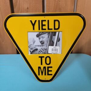 Yield To Me Picture Frame Sign 10.5 x 9.5 In
